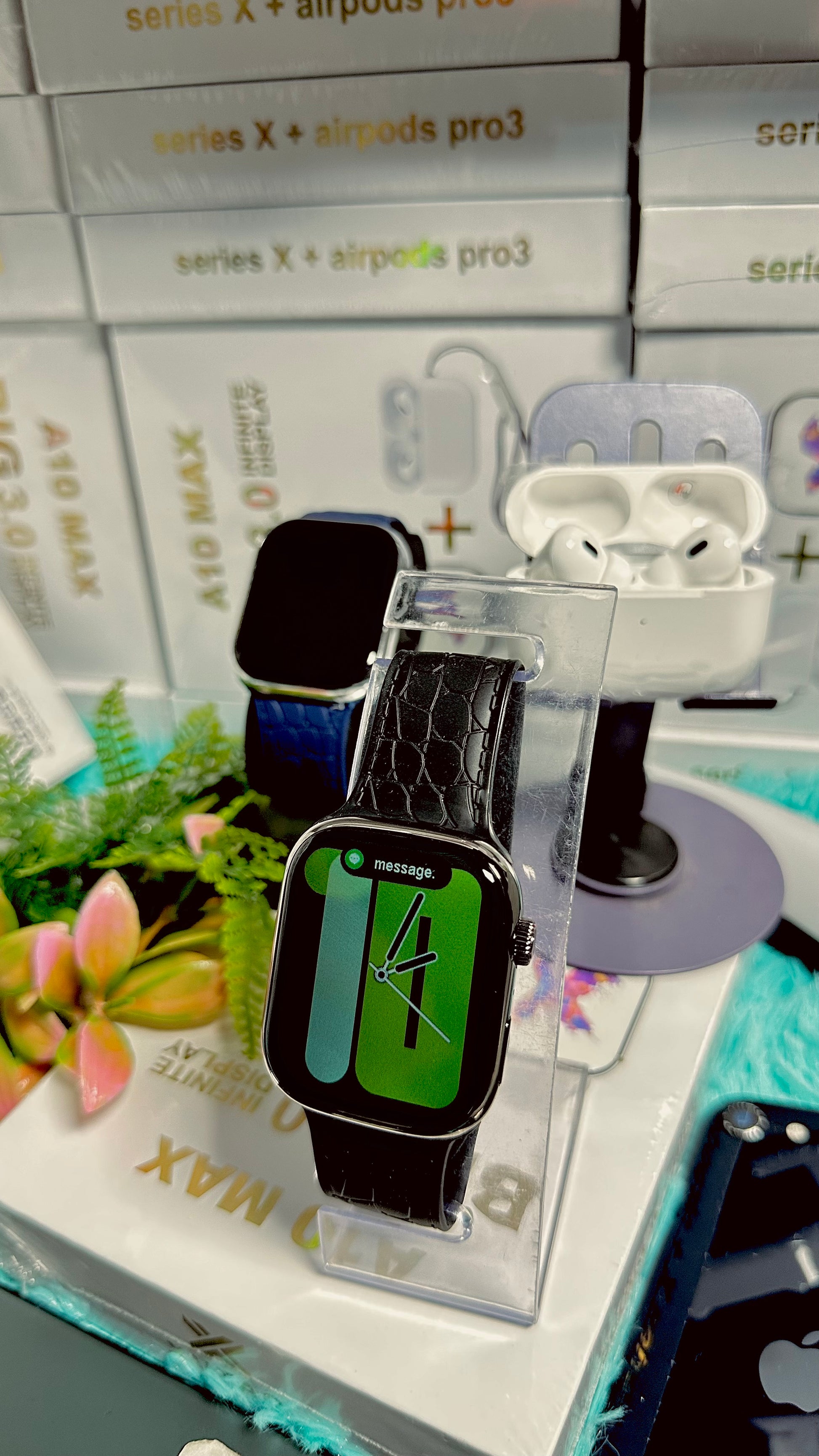 WATCH SERIE 10 MAX AVEC AIRPODS PRO 3